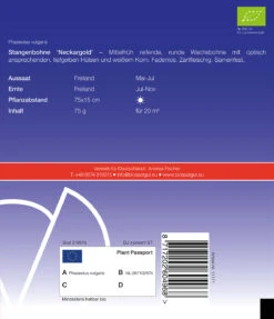 Stangenbohne Neckargold | BIO Stangenbohnensamen Von De Bolster [MHD 12/2023]