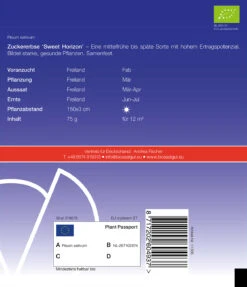 Zuckererbse Sweet Horizon | BIO Zuckererbsensamen Von De Bolster