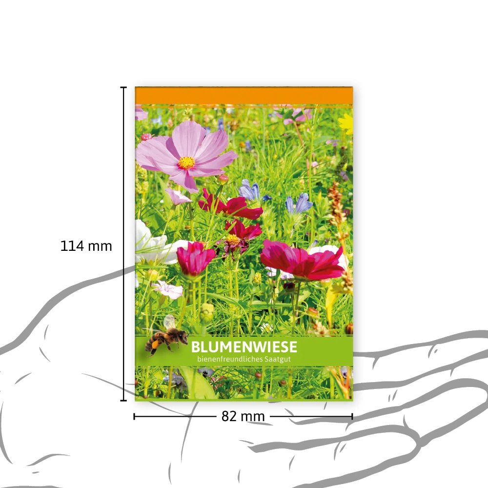 Blumenwiese Für Werbezwecke (100 Tütchen) | Blumensamen Von FLORTUS 1 Blumenwiese Für Werbezwecke (100 Tütchen) | Blumensamen Von FLORTUS