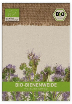 BIO Bienenweide Für Werbezwecke (100 Tütchen) | BIO Phaceliasamen Von FLORTUS -Deutschland Grün Paradies Verkaufs-Shop 543632 BIO Bienenweide fuer Werbezwecke 100 Tuetchen W5202 100x 1