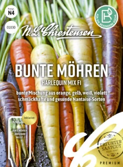 Bunte Möhren Harlequin Mix F1 | Möhrensamen Von N.L. Chrestensen