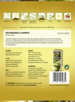 Mini Romanasalat Moonred | Romanasalatsamen Von N.L. Chrestensen