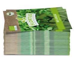 Kresse (100 Tütchen) | BIO Kressesamen Von FLORTUS -Deutschland Grün Paradies Verkaufs-Shop 543939 Bio Kresse 100 Tuetchen