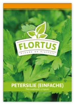 Petersilie Einfache (100 Tütchen) | Petersiliensamen Von FLORTUS -Deutschland Grün Paradies Verkaufs-Shop 543966 Petersilie einfache 100 Tuetchen 1