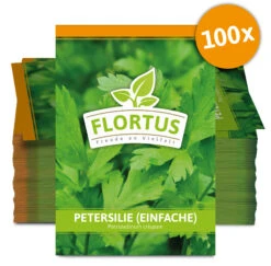 Petersilie Einfache (100 Tütchen) | Petersiliensamen Von FLORTUS