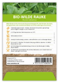 Wilde Rauke (100 Tütchen) | BIO Wilde Raukesamen Von FLORTUS