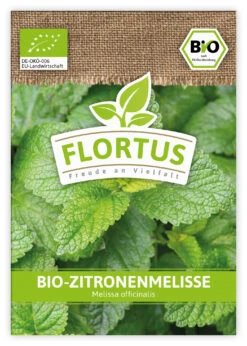 Zitronenmelisse (100 Tütchen) | BIO Melissensamen Von FLORTUS -Deutschland Grün Paradies Verkaufs-Shop 543984 Bio Zitronenmelisse 100 Tuetchen 1