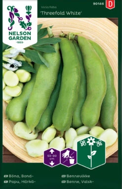 Bohne Threefold White | Bohnensamen Von Nelson Garden