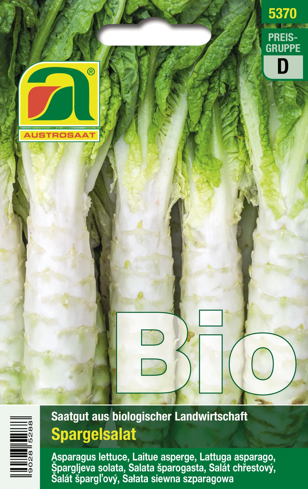 Spargelsalat Chinesische Keule | BIO Kopfsalatsamen Von Austrosaat 1 Spargelsalat Chinesische Keule | BIO Kopfsalatsamen Von Austrosaat